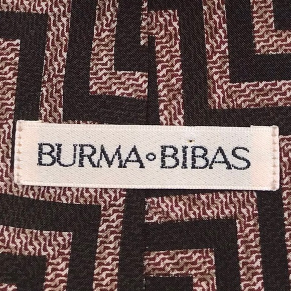 Burma Bibas Classic Geometric Silk Tie - Picture 8 of 8